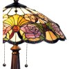 Stolová lampa Tiffany Ø 44x57 cm fialová farba