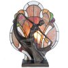 Stolná lampa Tiffany 35x15x44 cm hnedej farby