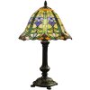 Stolná lampa Tiffany Ø 30x48 cm zelená farebná