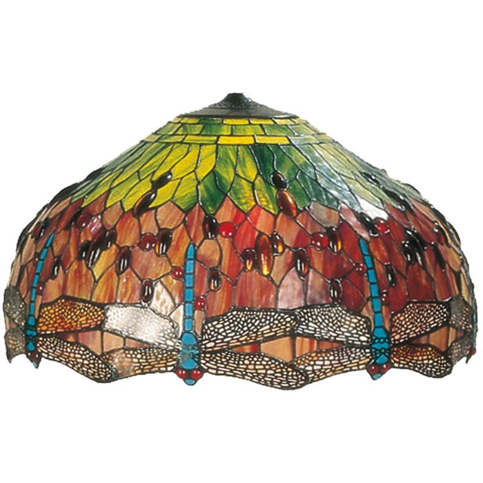 Tiffany tienidlo Ø Ø 51x29 cm vitráž viacfarebná