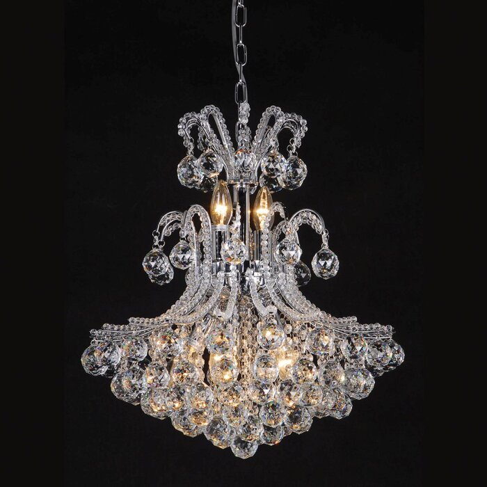 Luster zo železa a skla Ø 50 cm - 5LL-CR31 Clayre Eef