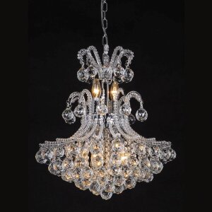 Luster zo železa a skla Ø 50 cm - 5LL-CR31 Clayre Eef