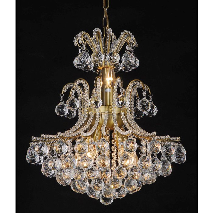 Luster zo železa a skla Ø 50 cm - 5LL-CR32 Clayre Eef