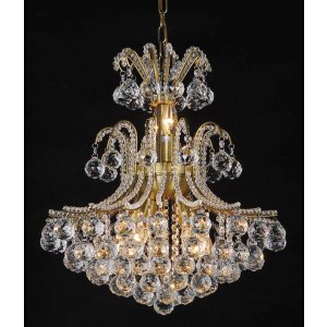 Luster zo železa a skla Ø 50 cm - 5LL-CR32 Clayre Eef