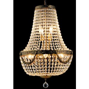 Luster zo skla a železa Ø 40 cm - 5LL-CR47 Clayre Eef