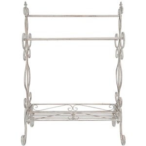 Clayre & Eef Handtuch-Halter weiß shabby...