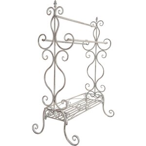 Clayre & Eef Handtuch-Halter weiß shabby 65x40x92 cm