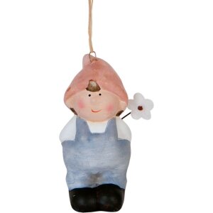 Clayre & Eef Dekohänger Zwerg bunt 6TE0099 4x7x3 cm