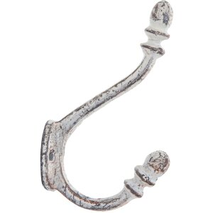 Clayre & Eef Haken SIMPLY 3x8x12 cm grau