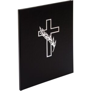 Goldbuch kondolenčná kniha kríž 21x28 cm 44...