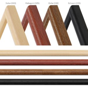 MendeFrames Holzrahmen H004 Eiche 30x40 cm mit Museumsglas