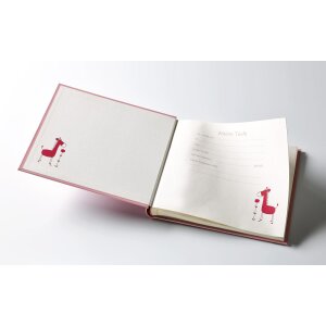Walther Baby Album My Christening Baby Animal pink 28x25...