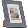 Drevený rám Driftwood 10x15 cm modrý