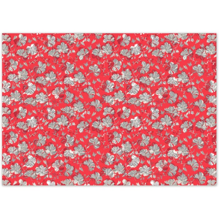 Darčekový papier La Rose červený 50x70 cm
