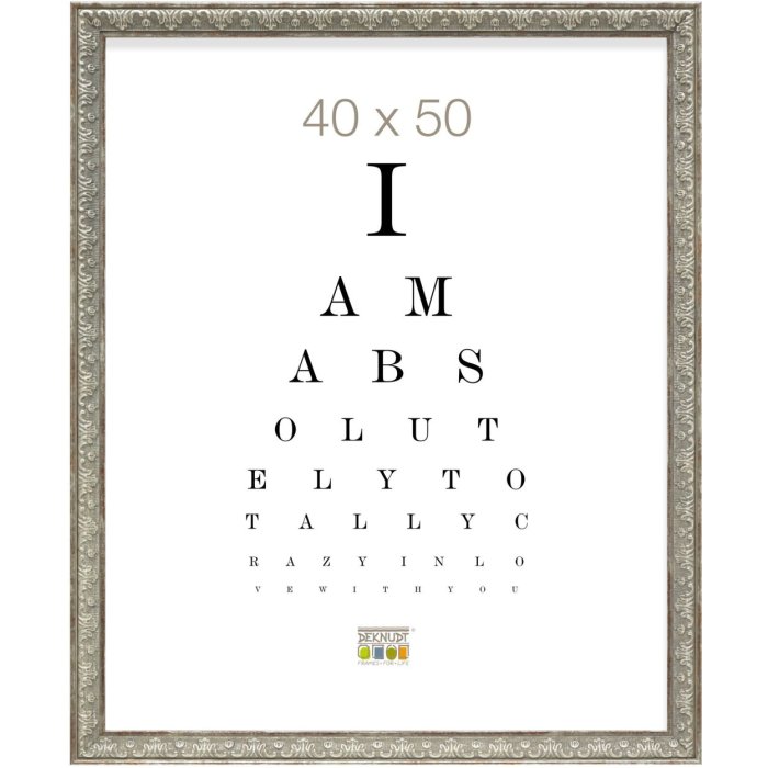 Rám na obraz strieborný plast 18,0 x24,0 cm S95MD