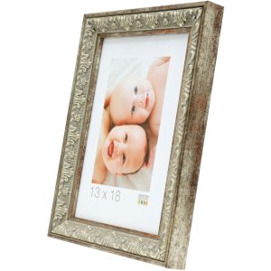 Rám na obraz strieborný plast 18,0 x24,0 cm S95MD