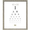 Rám na obraz strieborný plast 18,0 x24,0 cm S95MD