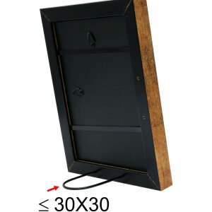 Rám na obraz zlato-šedý plast 20,0 x30,0 cm S95MA