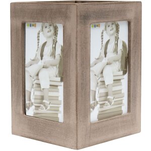 Deknudt S67TP Stiftehalter grau Holz 10 x 11 x 10 cm