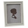 Rám na obraz bielo-sivý plast 13,0 x18,0 cm S66PL