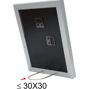 Drevený rám S66KD1 strieborný 13x18 cm
