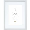 Drevený rám S66KD1 strieborný 18x24 cm
