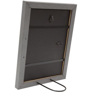 Deknudt drevený rám S54S sivý 13x13 cm