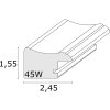 Rám na obraz čierny plast 15,0 x20,0 cm S45WF