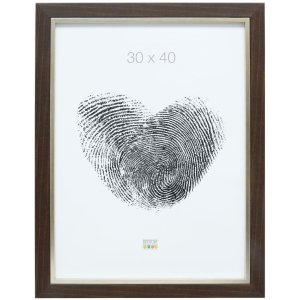 Rám na obraz z hnedého plastu 10,0 x15,0 cm S45VH