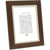 Rám na obraz z hnedého plastu 10,0 x15,0 cm S45VH
