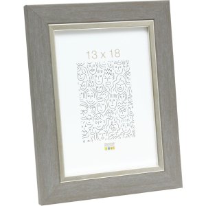 Rám na obraz sivý plast 15,0 x20,0 cm S45VF