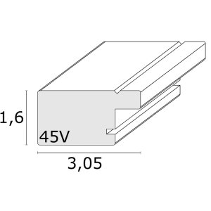 Rám na obraz sivý plast 15,0 x20,0 cm S45VF