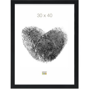 Drevený rám S45S čierny 20,0 x 20,0 cm