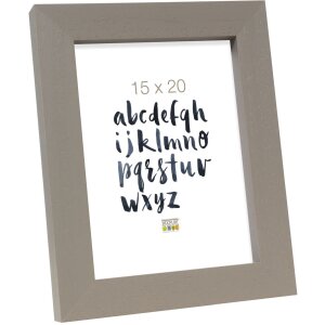 Rám na obraz z dreva taupe 15,0 x20,0 cm S45PK