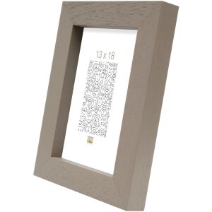 Rám na obraz z dreva taupe 15,0 x20,0 cm S45PK