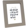 Rám na obraz z dreva taupe 15,0 x20,0 cm S45PK
