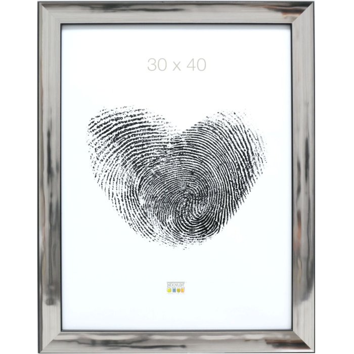 Deknudt plastový rám na fotografie S45ND strieborný 20x30 cm