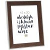 Rám na obraz hnedý plast 13,0 x18,0 cm S45FE