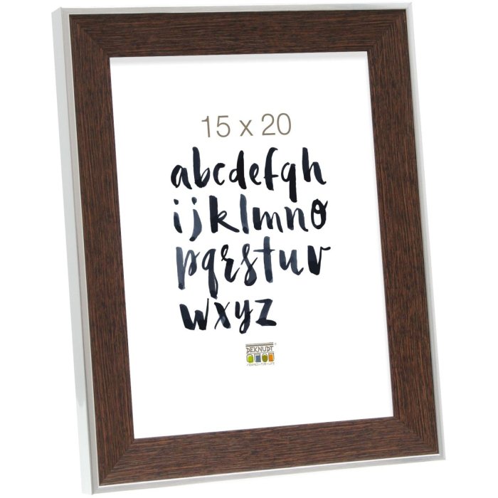 Rám na obraz hnedý plast 15,0 x20,0 cm S45FE