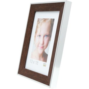 Rám na obraz hnedý plast 15,0 x20,0 cm S45FE