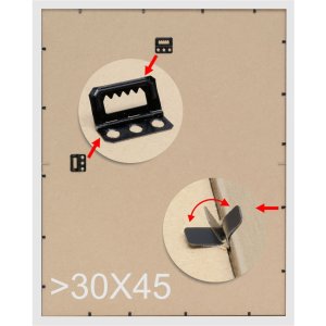 Rám na obraz hnedý plast 15,0 x20,0 cm S45FE
