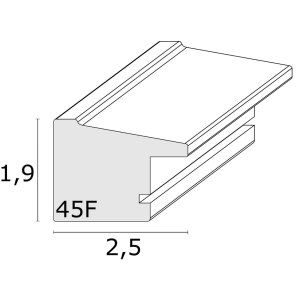 Rám na obraz hnedý plast 15,0 x20,0 cm S45FE