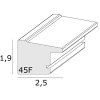 Rám na obraz hnedý plast 15,0 x20,0 cm S45FE