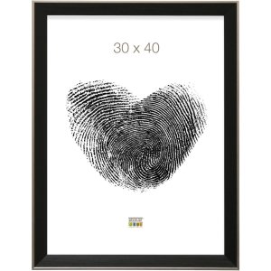 Rám na obraz čierny plast 10,0 x15,0 cm S45FE
