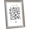 Rám na obraz strieborný plast 15,0 x20,0 cm S45FD