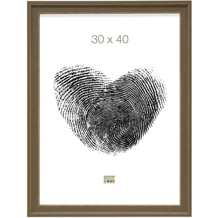 Rám na obraz z hnedého dreva 40,0 x40,0 cm S45ES