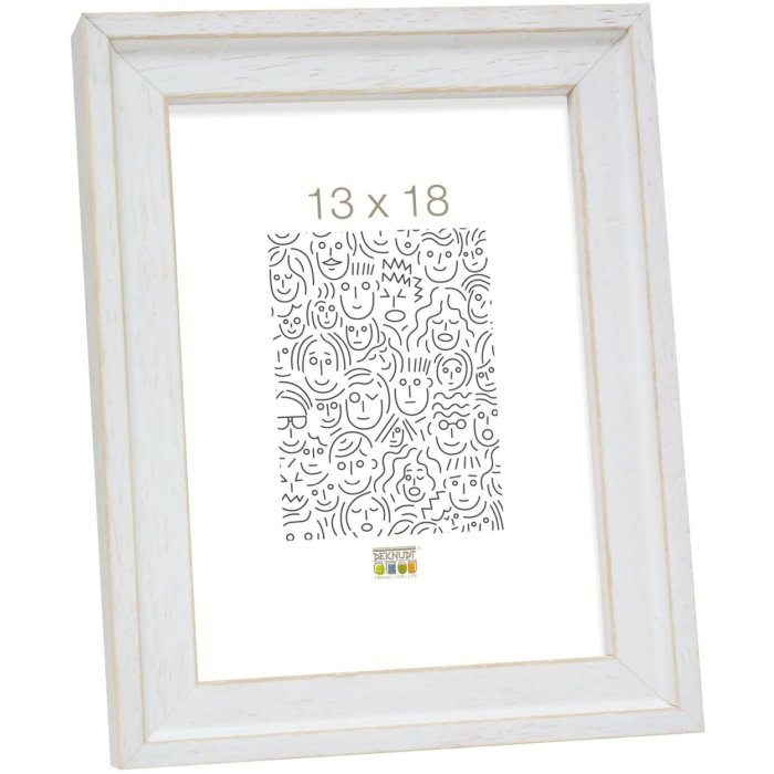 Rám na obraz biele drevo 10,0 x15,0 cm S45ES