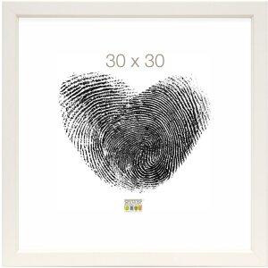 Bilderrahmen weiß Holz 30,0 x40,0 cm S45DK