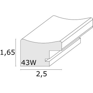 Rám na obraz sivý plast 13,0 x18,0 cm S43WF