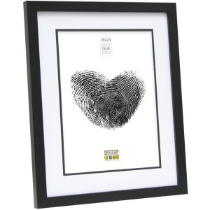 Drevený rám S43AK2 čierny 24x30 cm (18x24 cm)